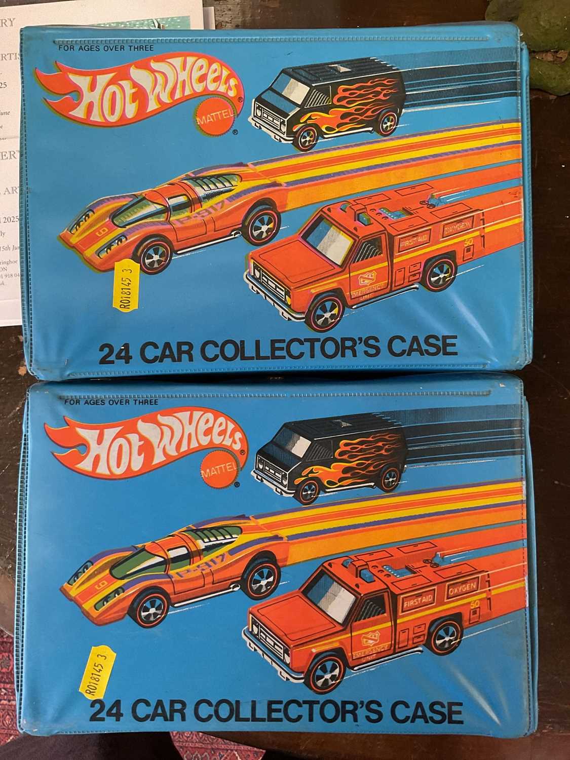 Lot 869 - Hot Wheels 24 car collectors case x 2 with contents