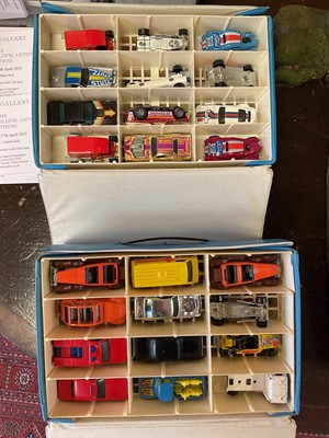 Lot 869 - Hot Wheels 24 car collectors case x 2 with contents