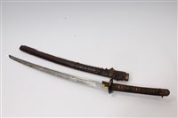 Lot 803 - Second World War Japanese officers' katana...