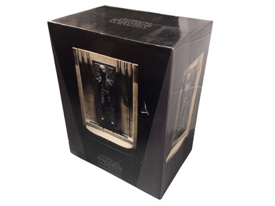 Lot 150 - Sideshow Star Wars 1/6th Scale limited edition 1114/2000 Han Solo in Carbonite and box (1)