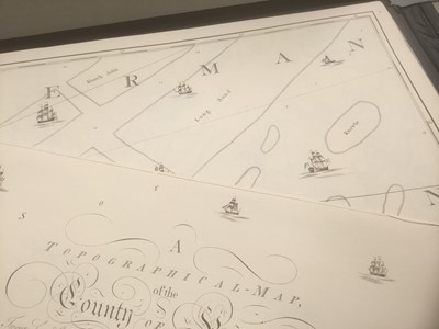 Lot 880 - Facsimile map of Kent and Essex