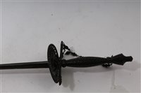 Lot 818 - Victorian court sword with cut steel hilt with...