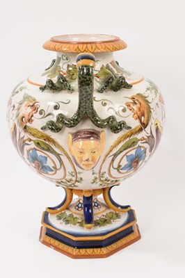 Lot 45 - Italian maiolica vase