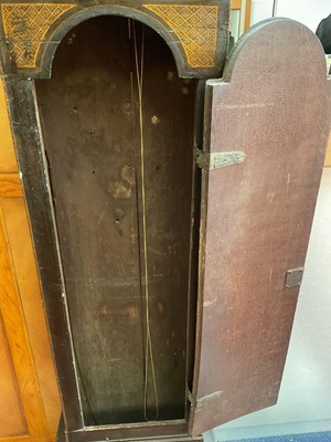 Lot 722 - 18th century Chinoiserie lacquered longcase clock by Henry Cooley, London