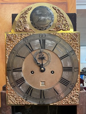 Lot 722 - 18th century Chinoiserie lacquered longcase clock by Henry Cooley, London
