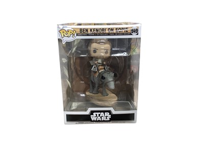 Lot 283 - Star Wars Funko Pops Ben Kenobi on Eopie, boxed No.549 (1)