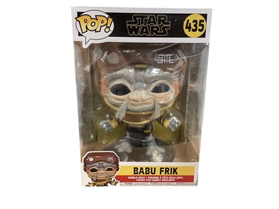 Lot 284 - Star Wars Funko Pops Babu Frik, boxed No.435 (1)