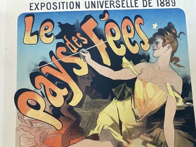 Lot 304 - Les Maîtres de L'Affiche Imprimerie Chaix 1890-1900, six coloured lithograph plates, with blind stamps, laid on card