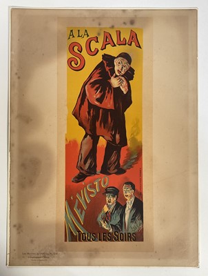 Lot 304 - Les Maîtres de L'Affiche Imprimerie Chaix 1890-1900, six coloured lithograph plates, with blind stamps, laid on card