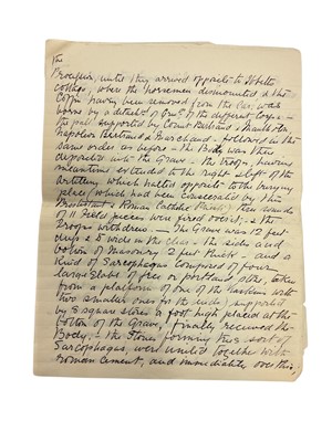 Lot 75 - The death of Napoleon Bonaparte, 5th May 1821 on St. Helena, historically important first hand detailed written account of Napoleon's death and the subsequent events following it in the form of t...
