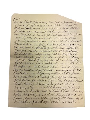 Lot 75 - The death of Napoleon Bonaparte, 5th May 1821 on St. Helena, historically important first hand detailed written account of Napoleon's death and the subsequent events following it in the form of t...