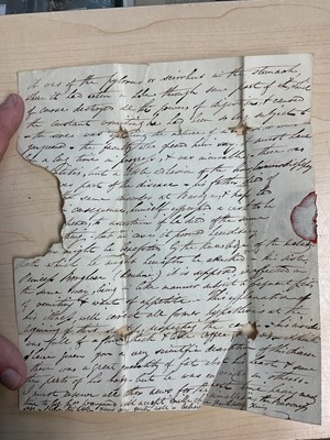 Lot 75 - The death of Napoleon Bonaparte, 5th May 1821 on St. Helena, historically important first hand detailed written account of Napoleon's death and the subsequent events following it in the form of t...