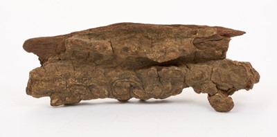 Lot 120 - Indian Mutiny Interest- a fragment of tree relic with attached label inscribed in ink "Part of the tree (close to the well at Cawnpore) to which Europeans were tied and shot in 1857"