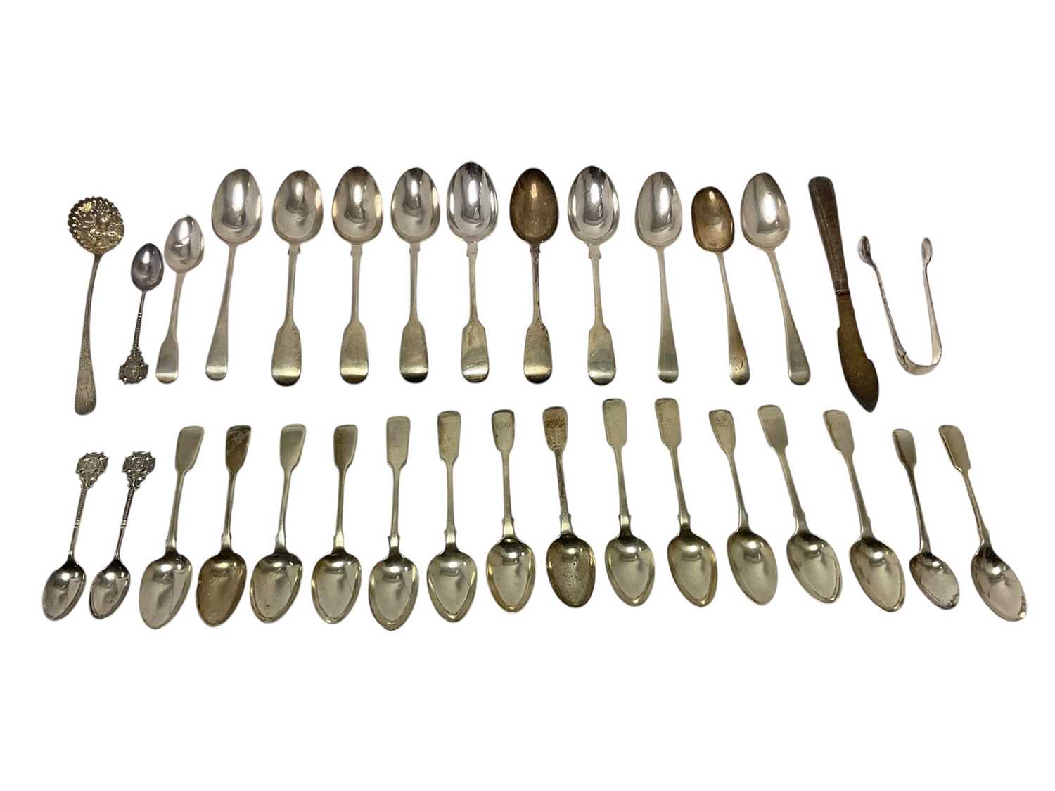 Lot 258 - Collection of silver flatware