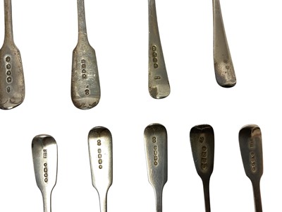 Lot 258 - Collection of silver flatware