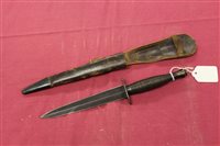 Lot 843 - Second World War FS Commando knife - third...