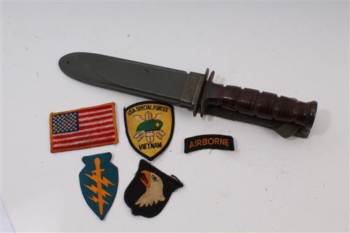 Lot 844 - US Vietnam Special Forces fighting Bowie knife...