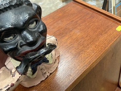 Lot 160 - Antique cast iron money box