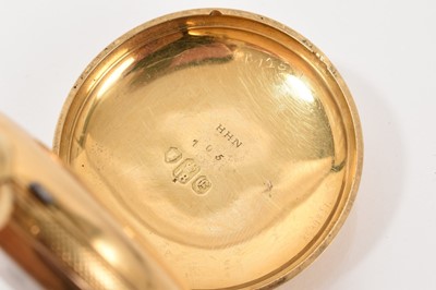 Lot 716 - Early Victorian 18ct gold pocket watch