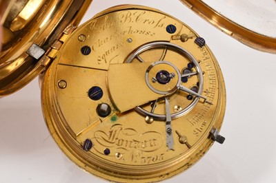 Lot 716 - Early Victorian 18ct gold pocket watch