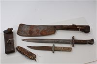 Lot 856 - Boer War Lee Metford bayonet (no scabbard),...