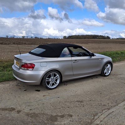 Lot 81 - 2008 BMW 118i SE 2.0 petrol, manual, 2-door convertible, reg. no. AO08 RRV
