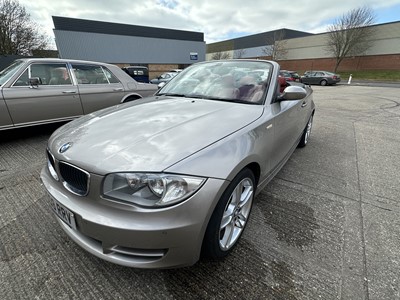Lot 81 - 2008 BMW 118i SE 2.0 petrol, manual, 2-door convertible, reg. no. AO08 RRV