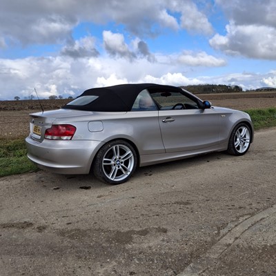 Lot 81 - 2008 BMW 118i SE 2.0 petrol, manual, 2-door convertible, reg. no. AO08 RRV