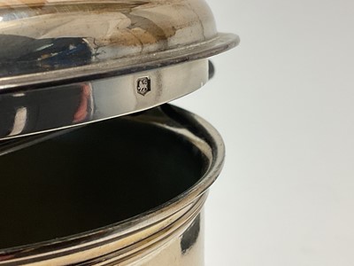 Lot 255 - Silver covered tankard