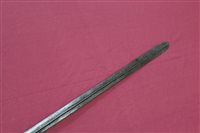 Lot 871 - Old African lion spear, double-ended with long...