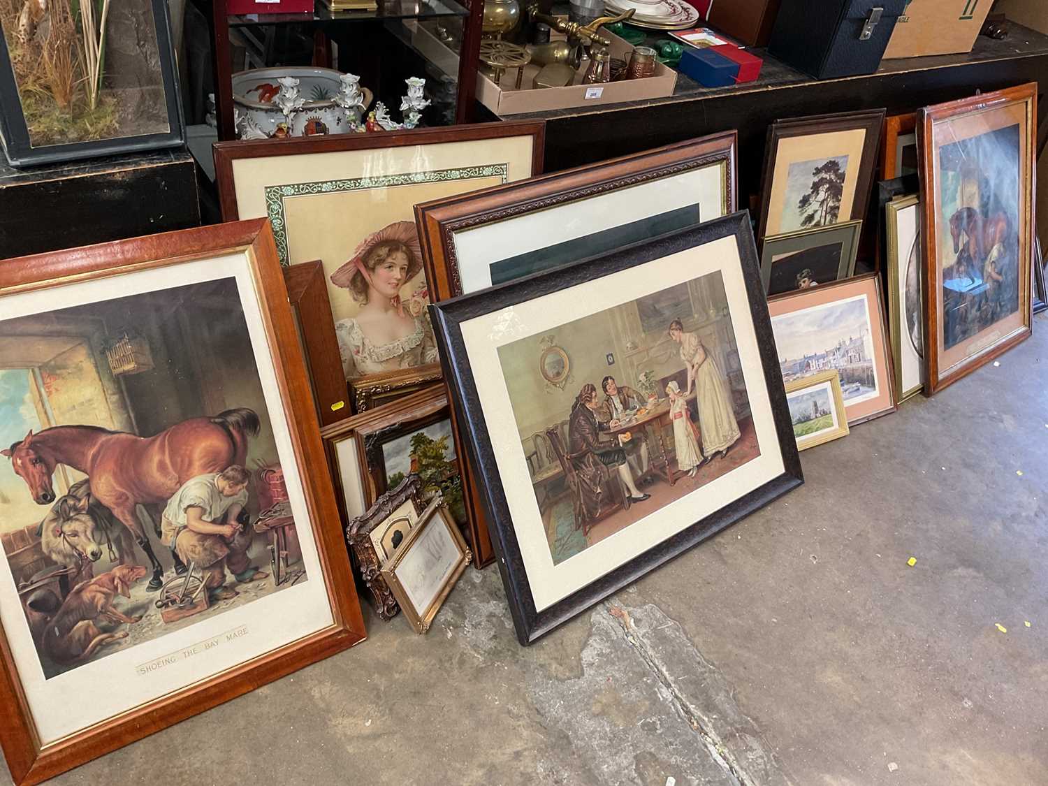 Lot 865 - Collection of assorted pictures and prints
