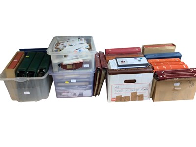 Lot 1172 - Stamps five boxes of G.B. first day covers