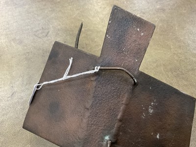 Lot 1036 - *Robert Adams (1917-1984) - Metal or bronzed metal sculpture maquette hanging form with thorns