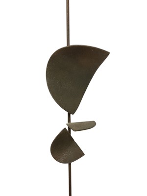 Lot 1037 - *Robert Adams (1917-1984) - Metal sculpture maquette, Forms hanging
