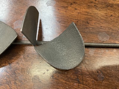 Lot 1037 - *Robert Adams (1917-1984) - Metal sculpture maquette, Forms hanging