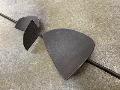 Lot 1037 - *Robert Adams (1917-1984) - Metal sculpture maquette, Forms hanging