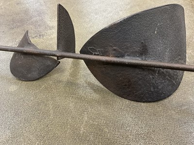 Lot 1037 - *Robert Adams (1917-1984) - Metal sculpture maquette, Forms hanging