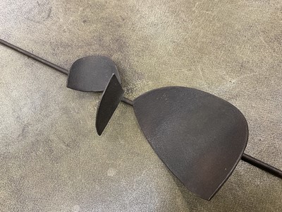 Lot 1037 - *Robert Adams (1917-1984) - Metal sculpture maquette, Forms hanging