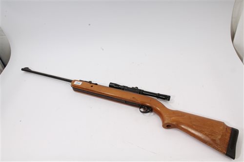 Lot 919 - B.S.A. .22 calibre air rifle with underlever...