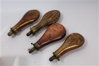 Lot 926 - Group of four 19th century copper and brass...