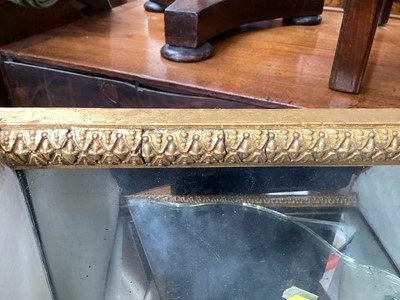 Lot 1330 - Antique gilt mirrored two tier corner shelf