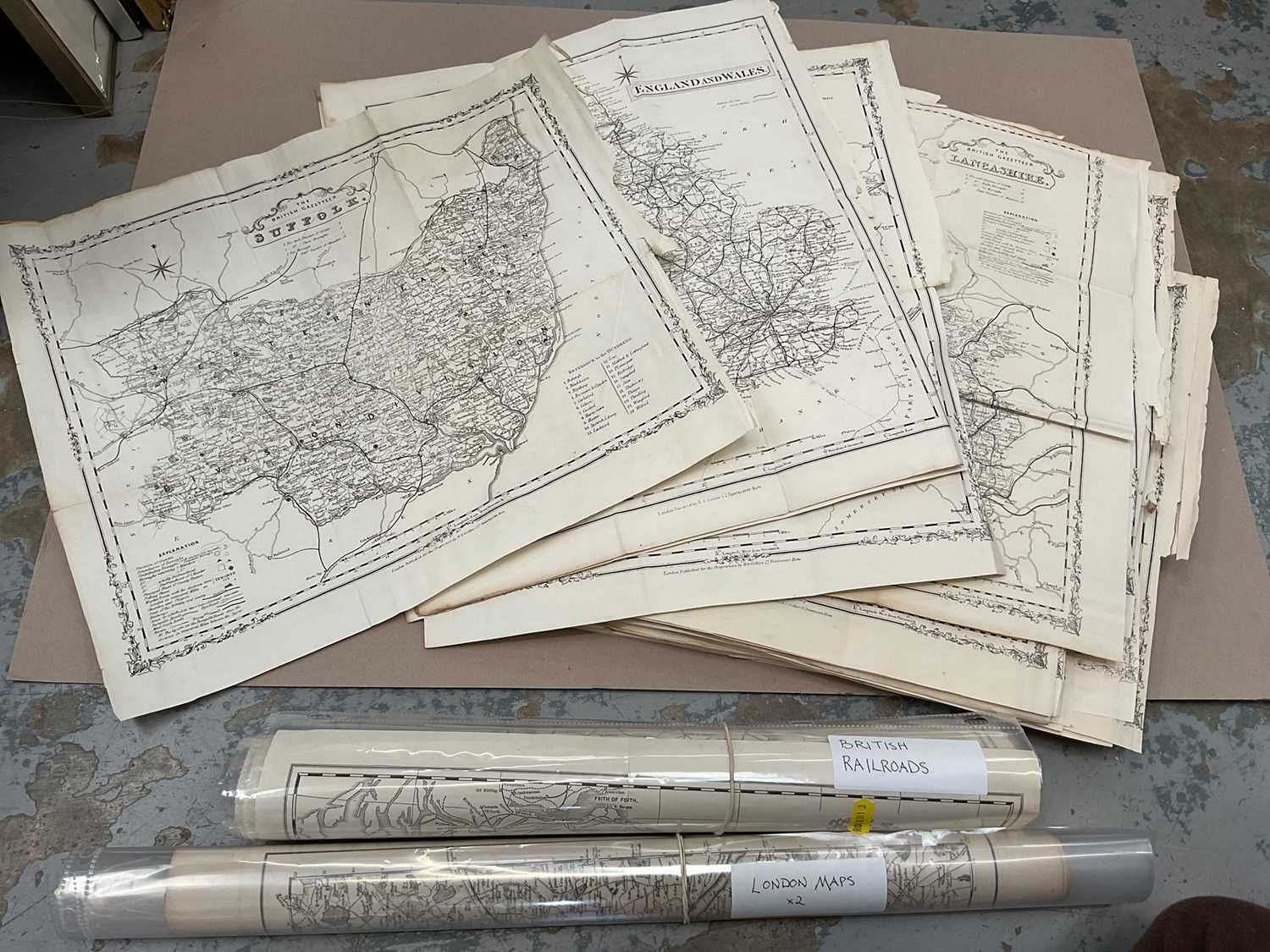 Lot 920 - Collection of maps