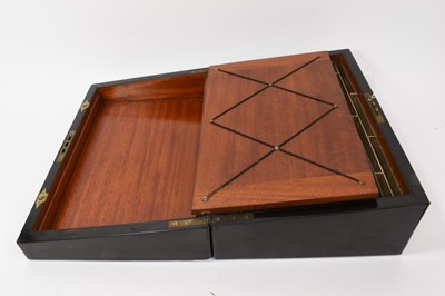 Lot 773 - Victorian coromandel and mother of pearl inlaid writing slope
