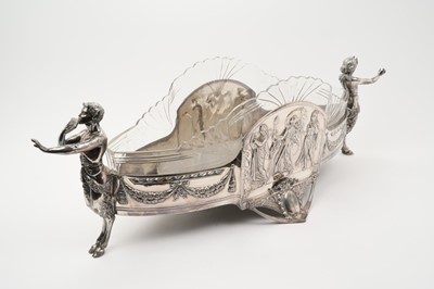 Lot 288 - Late 19th/early 20th century WMF table centre with glass liner