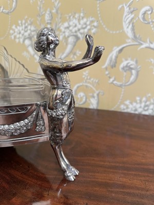 Lot 288 - Late 19th/early 20th century WMF table centre with glass liner
