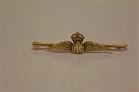 Lot 726 - Yellow metal R.F.C. (Royal Flying Corps)...