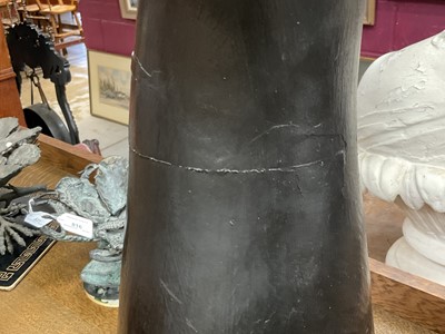 Lot 1032 - *Guy Taplin (b. 1939) Whale Fluke, painted wood, signed and titled, 83cm high