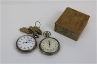 Lot 732 - Second World War Air Ministry stop Watches in...