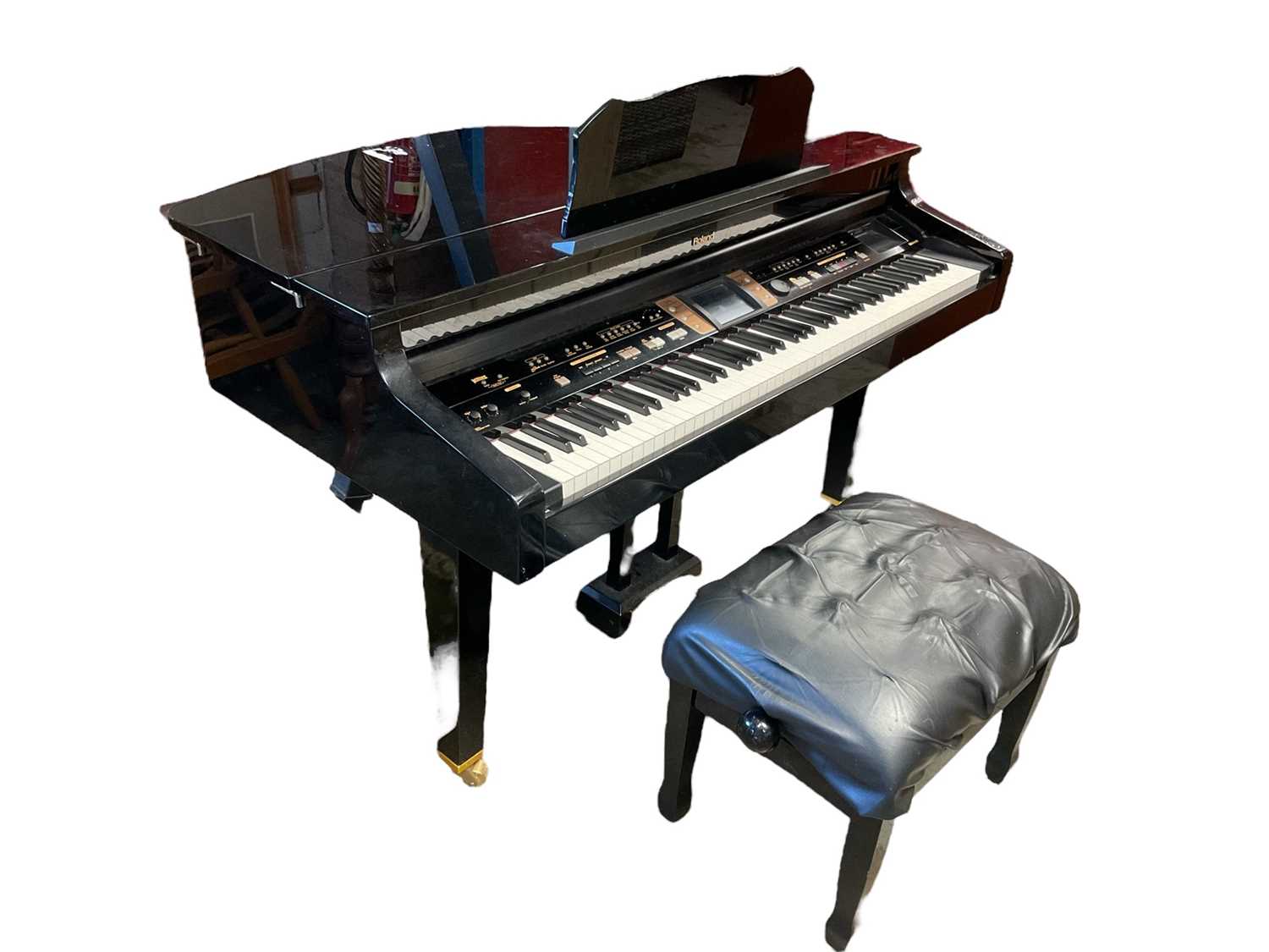 Lot 258 - Roland MR-15 Intelligent mini-grand digital piano