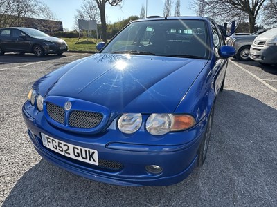 Lot 75 - 2002 MG ZS 180 2.5 V6 petrol, manual, hatchback, reg. no. FG52 GUK